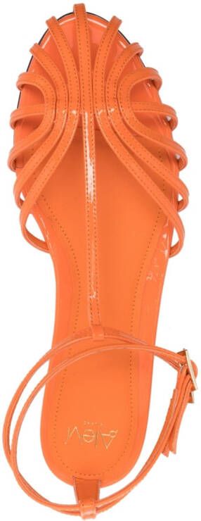 Alevì Sandalen met lage hak Oranje