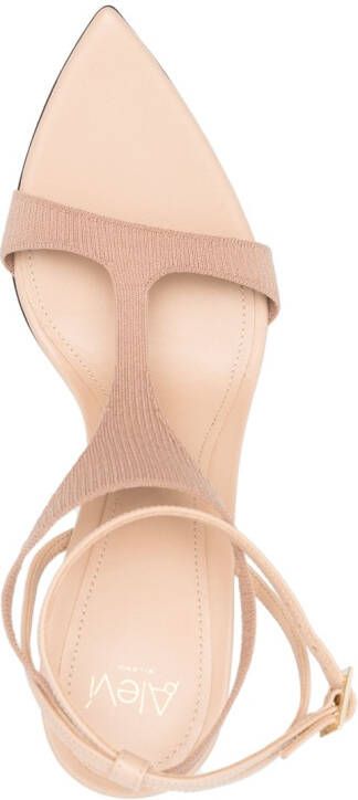 Alevì Leren sandalen Beige