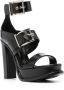 Alexander McQueen 125 mm leren sandalen Zwart - Thumbnail 2