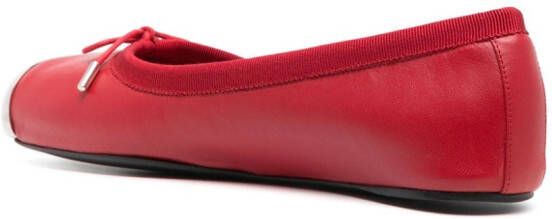 Alexander McQueen Ballerina's met strikdetail Rood