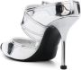 Alexander McQueen Metallic muiltjes Zilver - Thumbnail 3