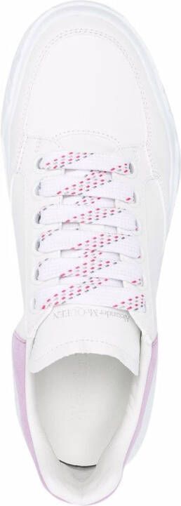 Alexander McQueen Court low-top sneakers Wit