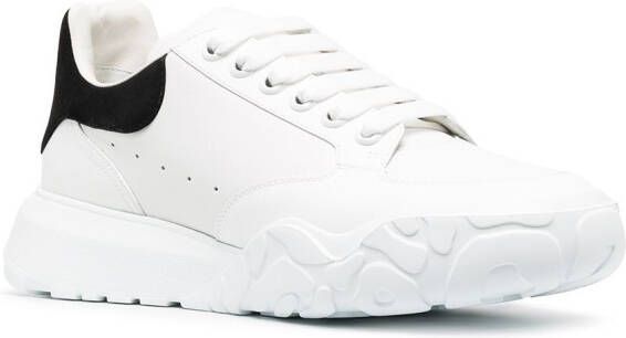 Alexander McQueen Court low-top sneakers Wit