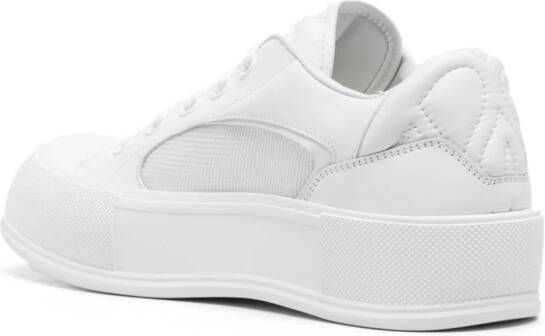 Alexander McQueen Leren sneakers Wit