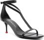 Alexander McQueen Harness leren sandalen 70 mm Zwart - Thumbnail 2