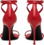 Alexander McQueen Harness leren sandalen Rood - Thumbnail 4