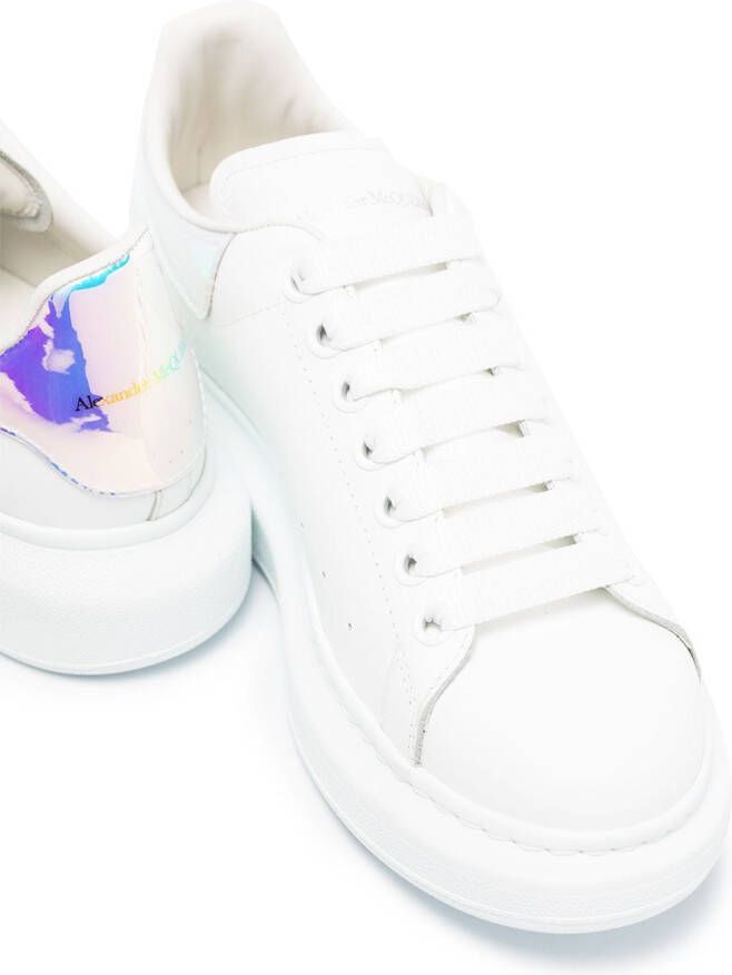 Alexander McQueen Holografische sneakers Wit