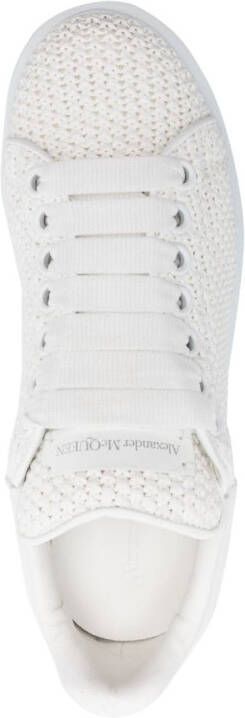 Alexander McQueen Gebreide sneakers Wit