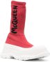 Alexander McQueen Laarzen met logoprint Rood - Thumbnail 2