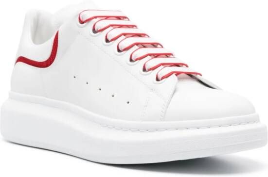 Alexander McQueen Leren sneakers Wit