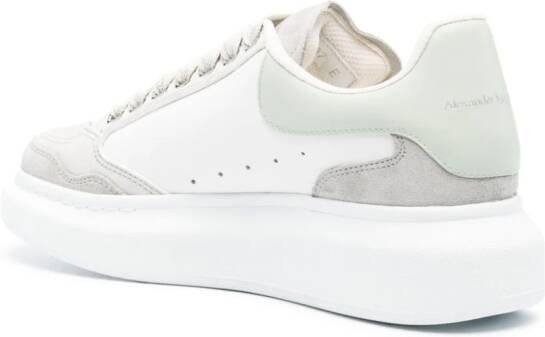 Alexander McQueen Larry sneakers met leren vlakken Wit