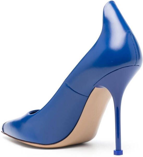 Alexander McQueen Leren pumps Blauw