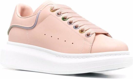 Alexander McQueen Leren sneakers Roze