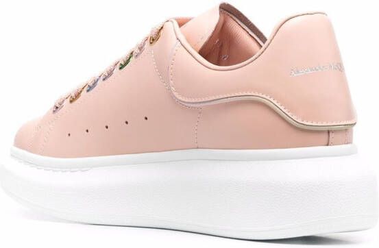 Alexander McQueen Leren sneakers Roze