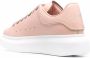 Alexander McQueen Leren sneakers Roze - Thumbnail 3