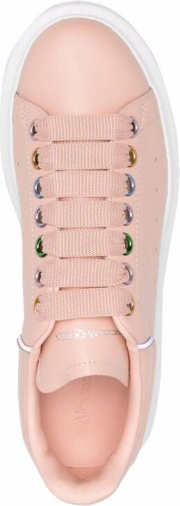 Alexander McQueen Leren sneakers Roze