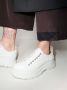 Alexander McQueen Leren sneakers Wit - Thumbnail 3