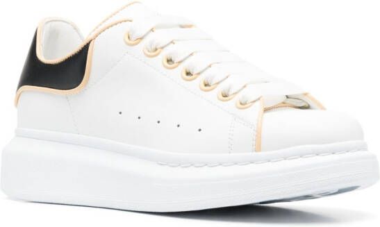 Alexander McQueen Leren sneakers Wit