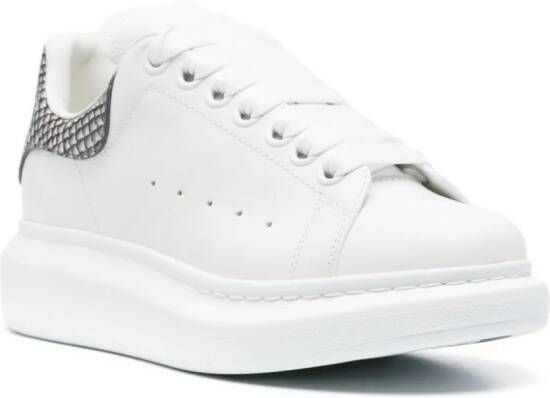 Alexander McQueen Leren sneakers Wit