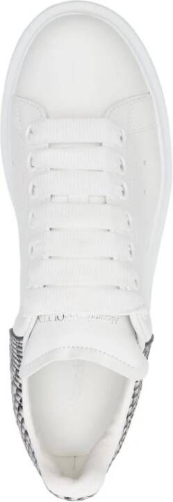 Alexander McQueen Leren sneakers Wit