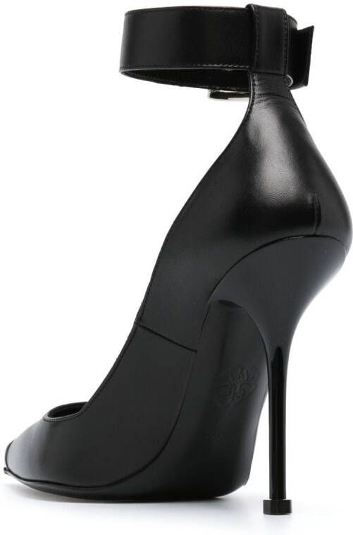 Alexander McQueen Leren pumps Zwart