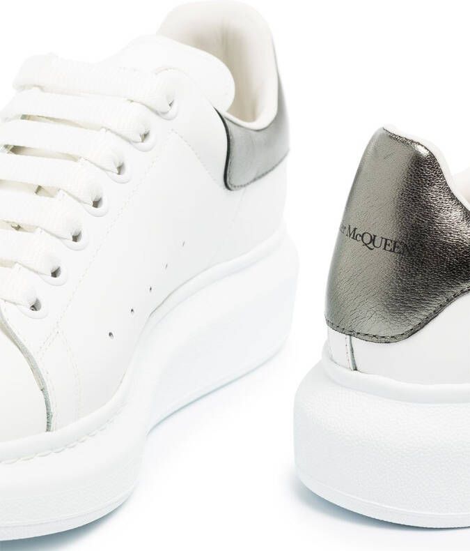 Alexander McQueen Metallic sneakers Wit