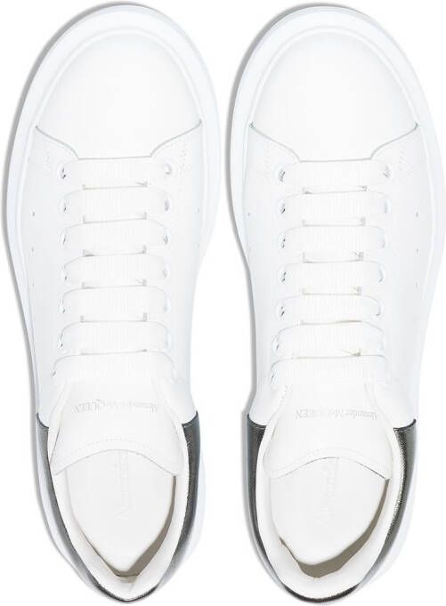 Alexander McQueen Metallic sneakers Wit