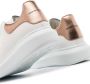 Alexander McQueen oversized leren sneakers in wit roségoud - Thumbnail 3