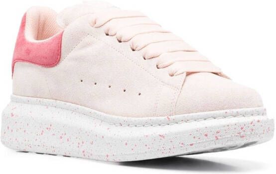 Alexander McQueen Oversized low-top sneakers Roze