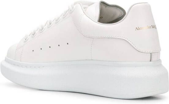 Alexander McQueen platte sneakers met veters Wit