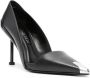 Alexander McQueen Punk leren pumps Zwart - Thumbnail 2