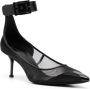 Alexander McQueen Punk pumps met enkelbandje Zwart - Thumbnail 2