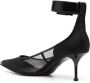 Alexander McQueen Punk pumps met enkelbandje Zwart - Thumbnail 3