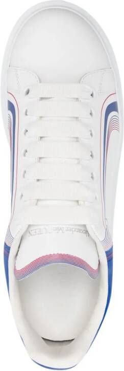 Alexander McQueen Sneakers met geometrische print Wit