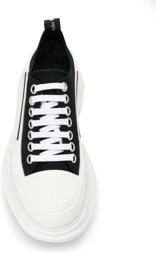 Alexander McQueen Sneakers met plateauzool Zwart