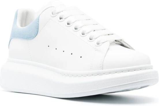 Alexander McQueen Sneakers met suède vlakken Wit