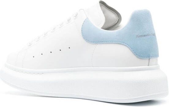 Alexander McQueen Sneakers met suède vlakken Wit