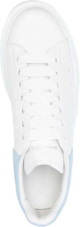 Alexander McQueen Sneakers met suède vlakken Wit