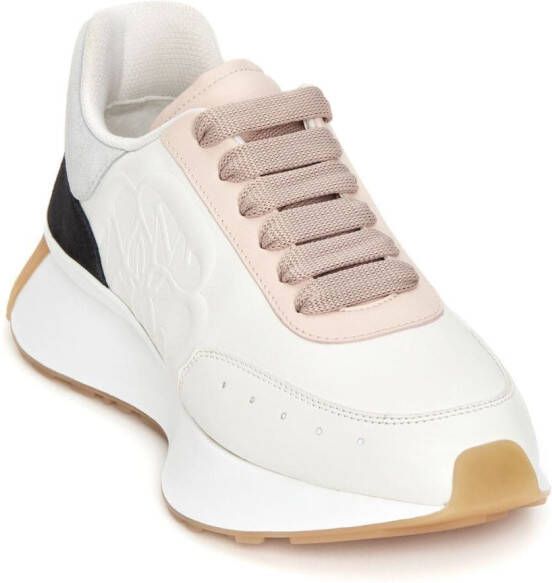 Alexander McQueen Sprint Runner low-top sneakers Wit