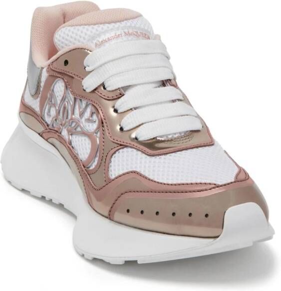 Alexander McQueen Sprint Runner sneakers met vlakken Wit