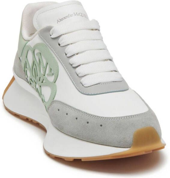 Alexander McQueen Sprint Runner sneakers met vlakken Wit