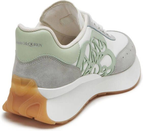 Alexander McQueen Sprint Runner sneakers met vlakken Wit