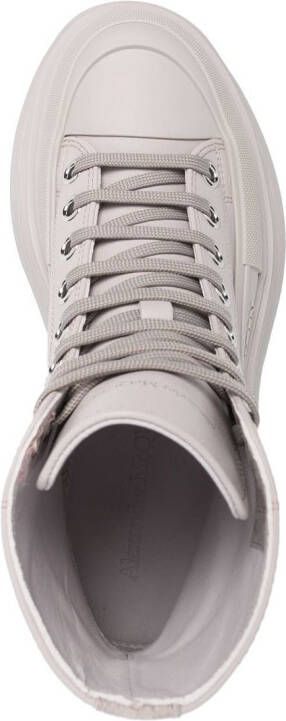 Alexander McQueen Tread Slick high-top sneakers Grijs