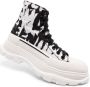 Alexander McQueen Treadslick sneakers met graffiti-print Wit - Thumbnail 4