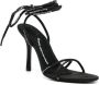 Alexander Wang Helix 105 mm sandalen met veters Zwart - Thumbnail 2