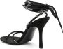 Alexander Wang Helix 105 mm sandalen met veters Zwart - Thumbnail 3