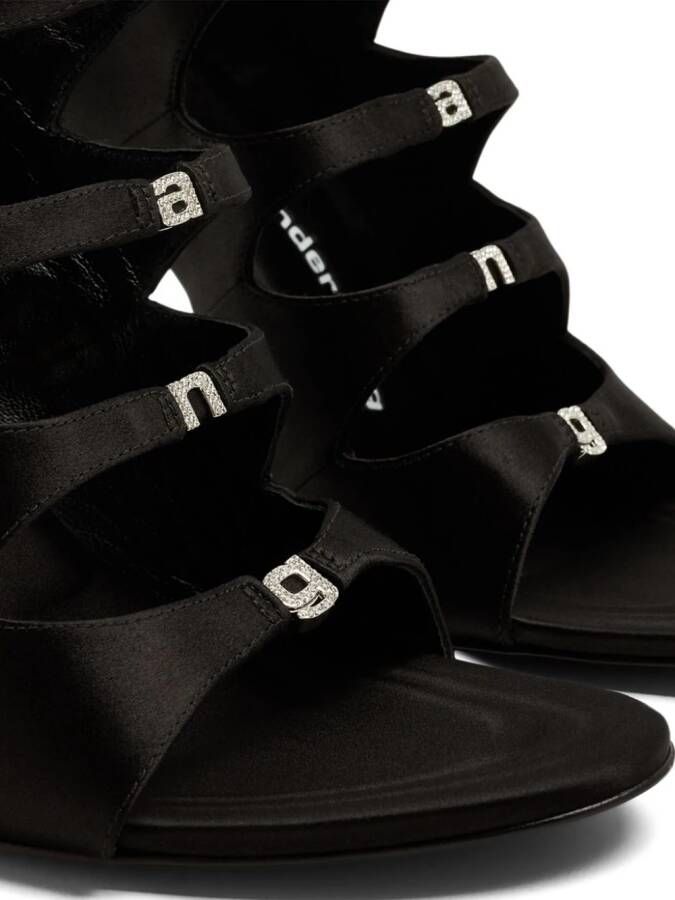 Alexander Wang Sandalen verfraaid met kristallen Zwart