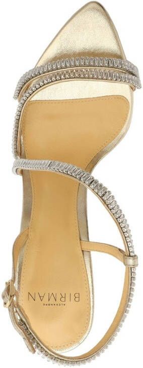 Alexandre Birman Alana Zircone sandalen met hoge hak Goud