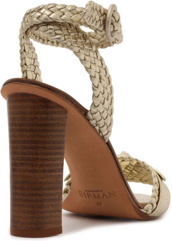 Alexandre Birman Clarita sandalen met hoge hak Goud