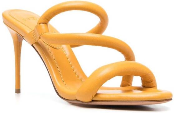 Alexandre Birman Sandalen met puntige neus Oranje